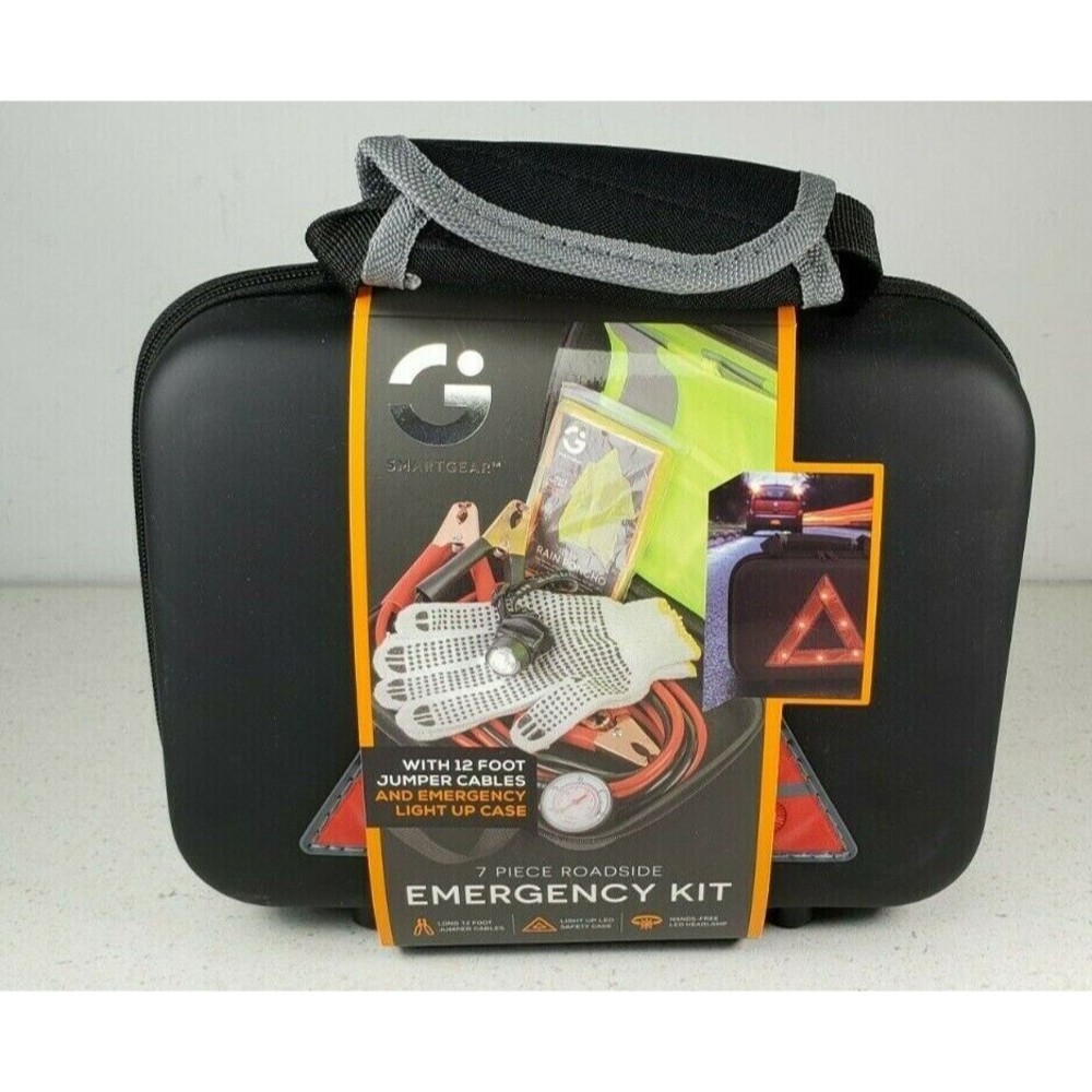 Smartgear Emergency Kit 7 piece Roadside STG-6670-KB